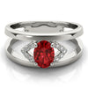 Oval Diamond Fashion Ring in Gold