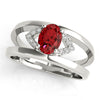 Oval Diamond Fashion Ring in Gold