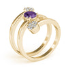 Oval Diamond Fashion Ring in Gold (0.66 cttw)