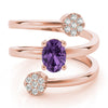 Oval Diamond Fashion Ring in Gold (0.66 cttw)