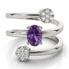 Oval Diamond Fashion Ring in Gold (0.66 cttw)