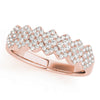 Contemporary Zig-Zag Stackable Fashion Ring in Gold