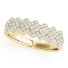 Contemporary Zig-Zag Stackable Fashion Ring in Gold