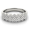 Contemporary Zig-Zag Stackable Fashion Ring in Gold