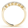 Contemporary Zig-Zag Stackable Fashion Ring in Gold