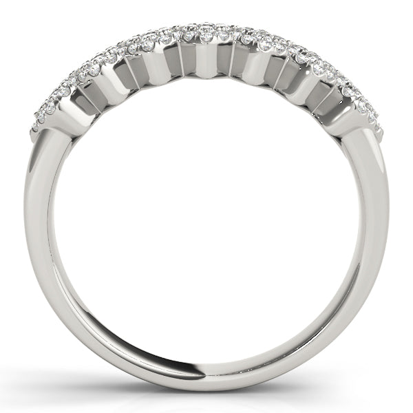 Contemporary Zig-Zag Stackable Fashion Ring in Gold