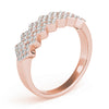 Contemporary Zig-Zag Stackable Fashion Ring in Gold