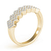 Contemporary Zig-Zag Stackable Fashion Ring in Gold