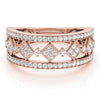 Round Diamond Fashion Band in Gold