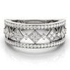 Round Diamond Fashion Band in Gold