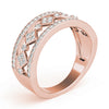 Round Diamond Fashion Band in Gold