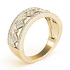 Round Diamond Fashion Band in Gold