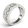 Round Diamond Fashion Band in Gold