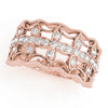 Round Diamond Fashion Band in Gold