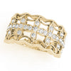 Round Diamond Fashion Band in Gold