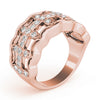 Round Diamond Fashion Band in Gold