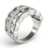 Round Diamond Fashion Band in Gold