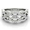 Two Row Infinity Band in Gold