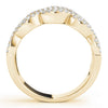 Two Row Infinity Band in Gold