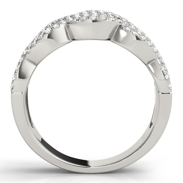 Two Row Infinity Band in Gold