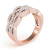 Two Row Infinity Band in Gold