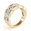 Two Row Infinity Band in Gold