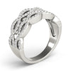 Two Row Infinity Band in Gold