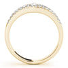 3-Row Graduating Fashion Ring in Gold