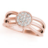 Round Diamond Fashion Band in Gold