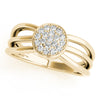 Round Diamond Fashion Band in Gold