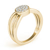 Round Diamond Fashion Band in Gold
