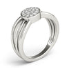 Round Diamond Fashion Band in Gold