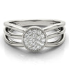 Round Diamond Fashion Band in Gold