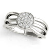 Round Diamond Fashion Band in Gold