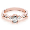 Oval Fashion Ring in Gold