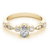 Oval Fashion Ring in Gold