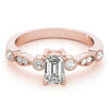Emerald Cut Fashion Ring in Gold (0.65 cttw)