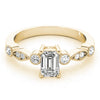 Emerald Cut Fashion Ring in Gold (0.65 cttw)