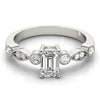 Emerald Cut Fashion Ring in Gold (0.65 cttw)