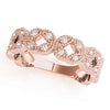 Vintage Milgrain Stackable Ring in Gold