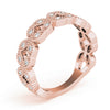 Vintage Milgrain Stackable Ring in Gold