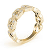Vintage Milgrain Stackable Ring in Gold