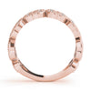 Vintage Milgrain Stackable Ring in Gold