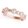 Bezel Set Stackable Ring in Gold