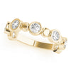 Bezel Set Stackable Ring in Gold
