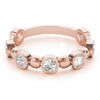 Bezel Set Stackable Ring in Gold