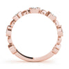 Bezel Set Stackable Ring in Gold