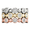 Bezel Set Stackable Ring in Gold