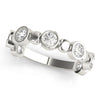 Bezel Set Stackable Ring in Gold