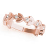 Nature Inspired Floral Shape Stackable Ring in Gold
